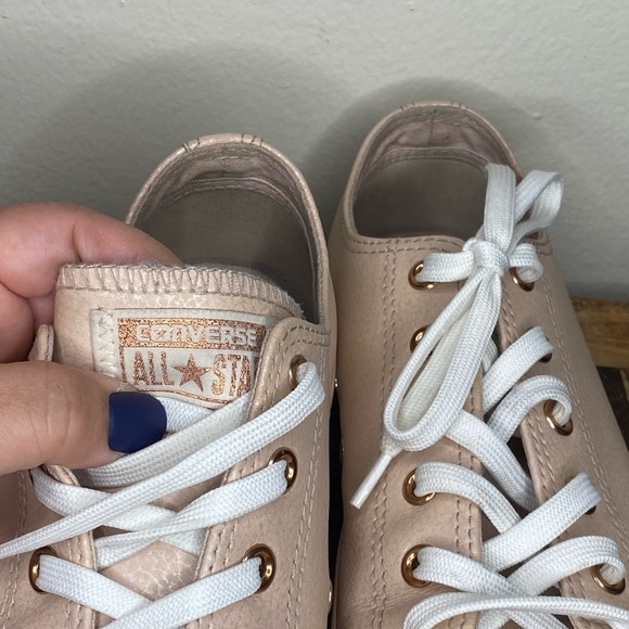 Converse All Stars Pink and Rose Gold Size 8 - Picture 5 of 6